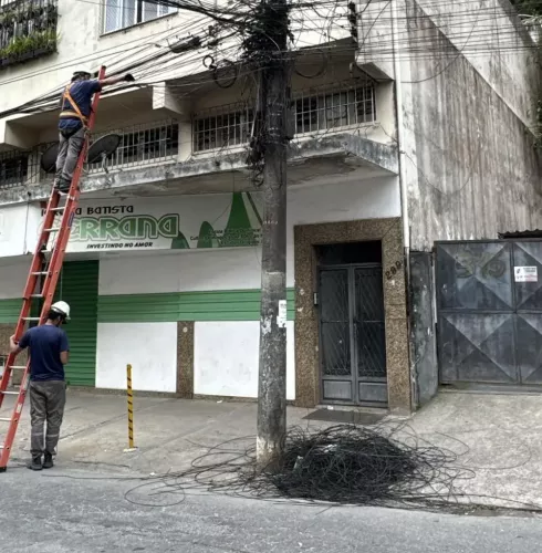 Expansão da 'Operação Caça Fio' para remover cabos e fios inutilizados
