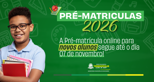 Inscrições online para novos estudantes da Rede Municipal vão até sexta-feira, 7