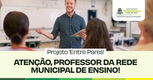 Prazo Final: Educadores Municipais de Teresópolis Podem Aderir ao Programa 'Entre Pares' Até o Dia 24