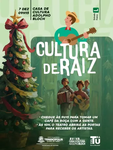 Cultura de Raiz e Feira do Rolo agitam Teresópolis neste domingo, 7 de dezembro