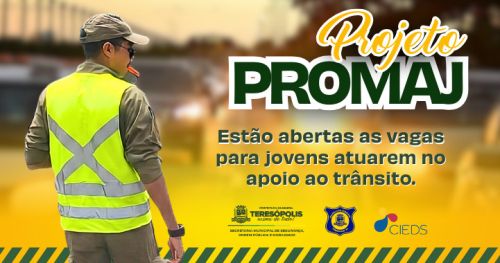 Teresópolis abre 20 vagas para jovens atuarem no suporte à fluidez do trânsito pelo Promaj