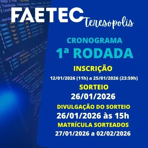 Faetec Teresópolis: Inscrições Abertas para Mais de 15 Cursos Gratuitos com 800 Vagas