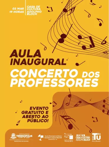 Concerto Inaugural Marca o Início do Ano Letivo na Escola Municipal de Música de Teresópolis