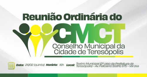 Conselho da Cidade de Teresópolis: Reunião Mensal Agendada para Quinta-feira, 26