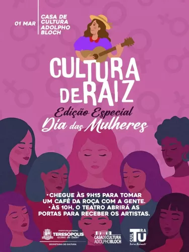 Cultura de Raiz e Feira do Rolo animam a Casa de Cultura de Teresópolis neste domingo