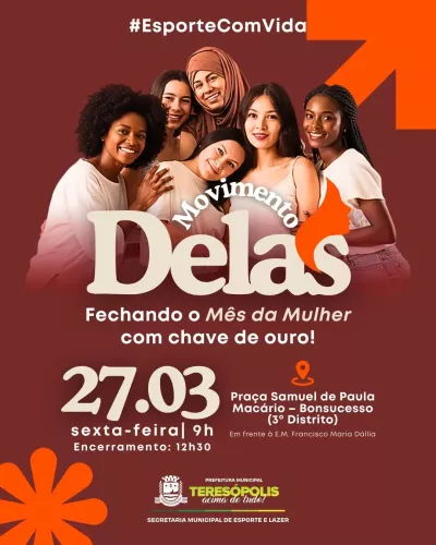 Bonsucesso sedia evento especial em celebração ao Mês da Mulher no dia 27 de março