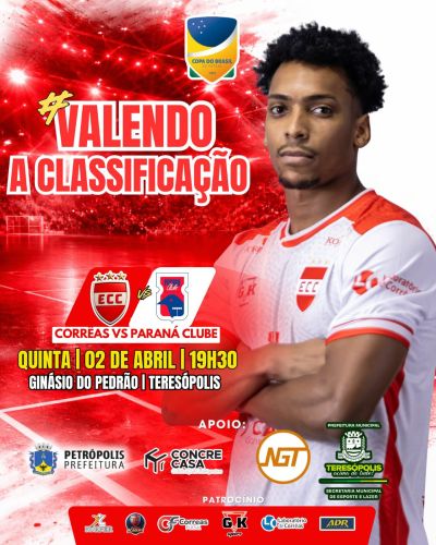 Teresópolis sedia duelo eliminatório da Copa do Brasil de Futsal nesta quinta-feira (02)
