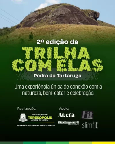 Um convite à natureza: vem aí a 2ª edição da Trilha com Elas, na Pedra da Tartaruga