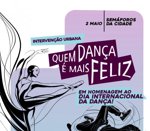 Dia Internacional da Dança contará com intervenção artística ‘Quem Dança é Mais Feliz’ em Teresópolis no sábado, 2 de maio