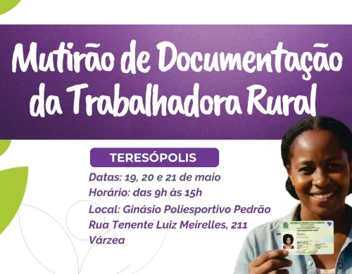 Mutirão de Documentação da Trabalhadora Rural começa na próxima terça (19) no Pedrão