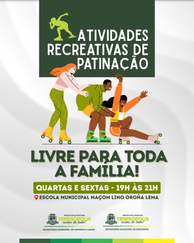 SMEL e SME unem forças para incentivar patinação e lazer em Teresópolis