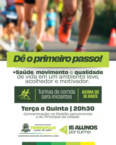 SMEL abre inscrições para turmas de corrida para iniciantes com foco em qualidade de vida